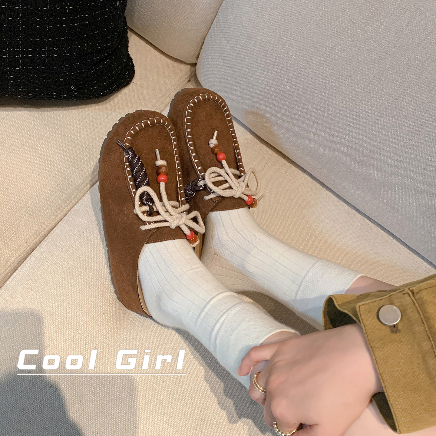 Trendy Chunky Buckle Strap Open Toe Platform Slippers for Women 2025 Spring Autumn - Image 4